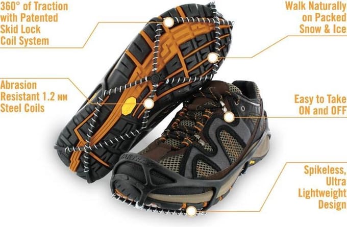 Yaktrax Walker - schoenketting - sneeuwgripzolen - 44-46 L