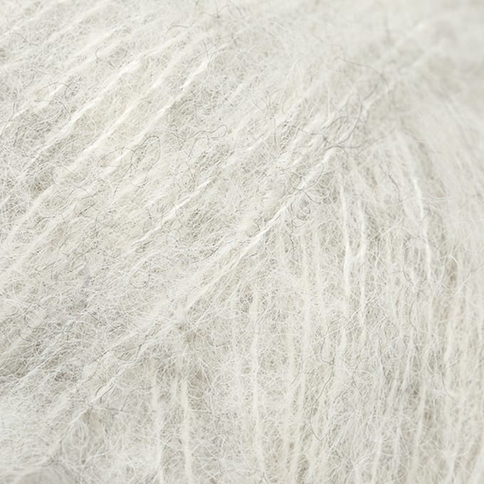 DROPS Brushed Alpaca Silk Uni Colour - 35 parelgrijs - Wol Garen