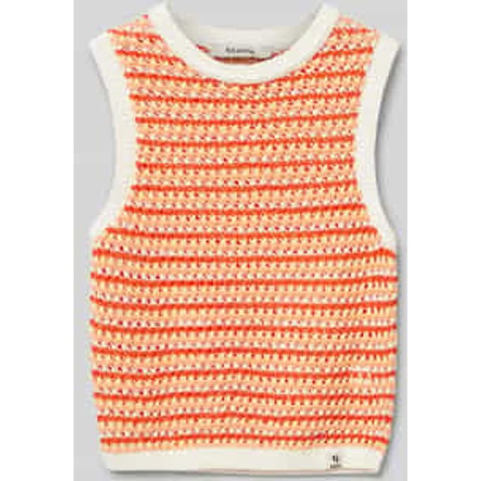 GARCIA Meisjes Effen Trui Oranje Sleeveless