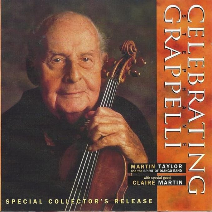 CD GRAPPELLI, STEPHANE, TAYLOR, MARTIN - Celebrating Grappelli HONCD5058 Honest 1997 US Jazz Gebruikt brown