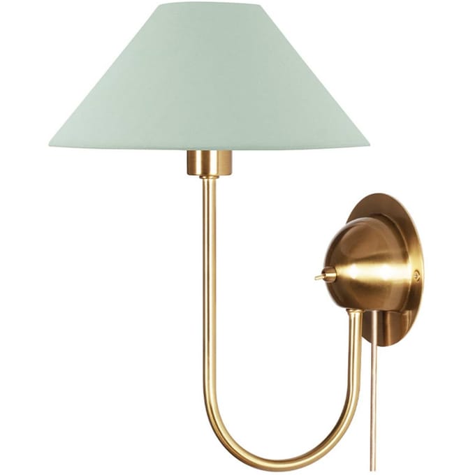 Globen Lighting wandlamp IRIS, groen, hoogte 32 cm