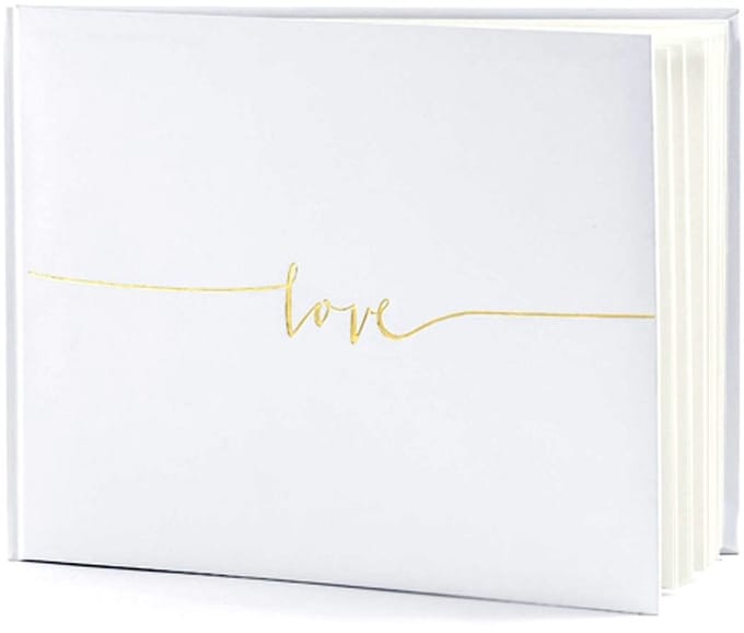 Gastenboek Love Goud