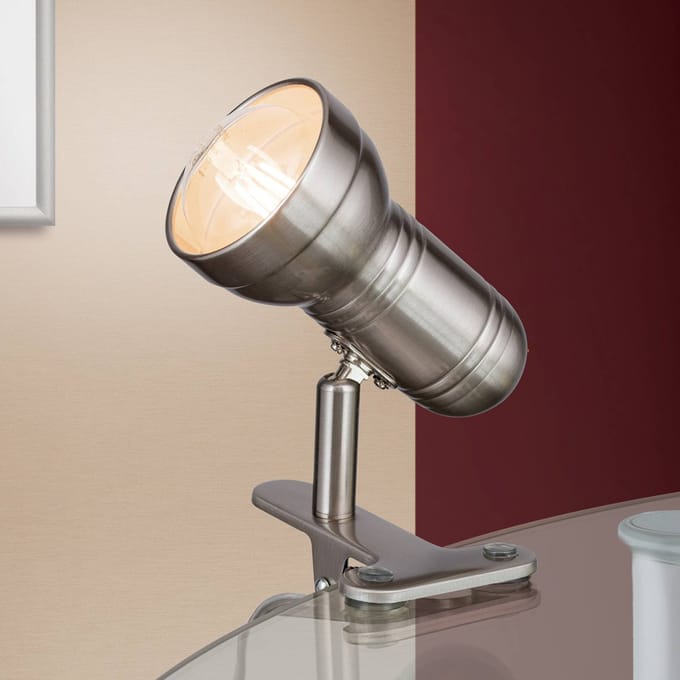 ORION Klemlamp Samal, satijn