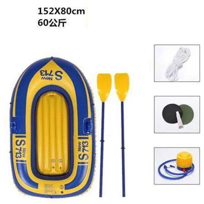 Opblaasbare Boot Opblaasbare Boot Verdikt Buiten Speedboot Motorboot Opblaasbare Boot Rubberen Opblaasbare Boot Slijtvaste Kajak S yellow