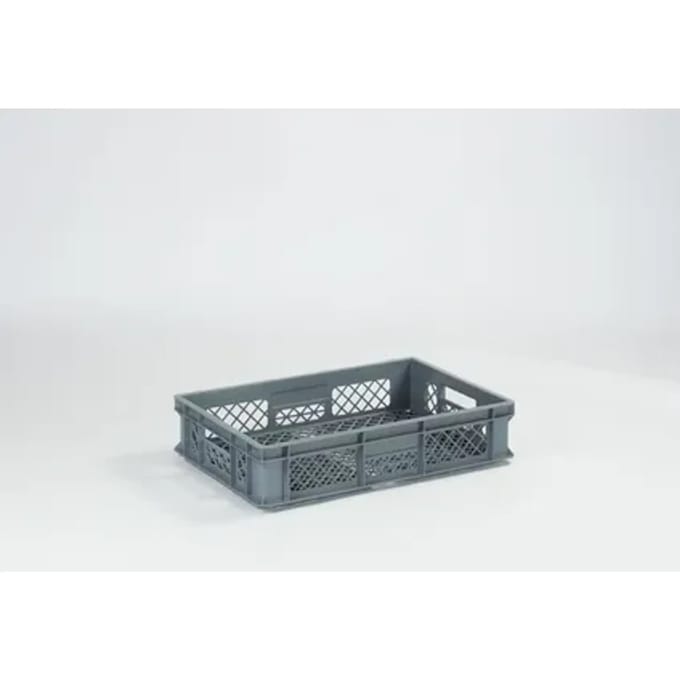 Perfobox Cateringkrat – 24 Liter, 600x400x130 Mm, Grijs