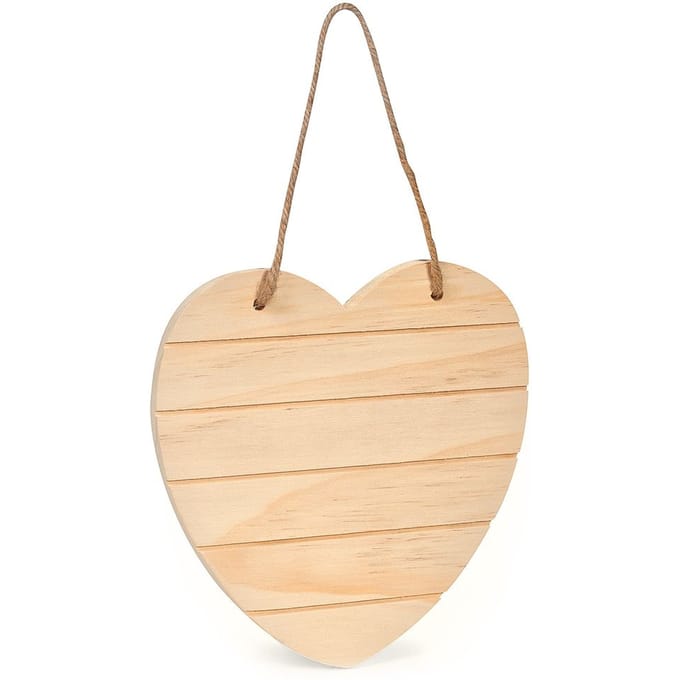VBS Decoratief hart bord
