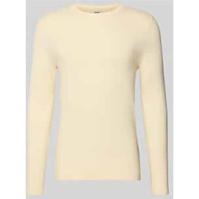 Gebreide pullover met ribboorden, model 'Irmino'