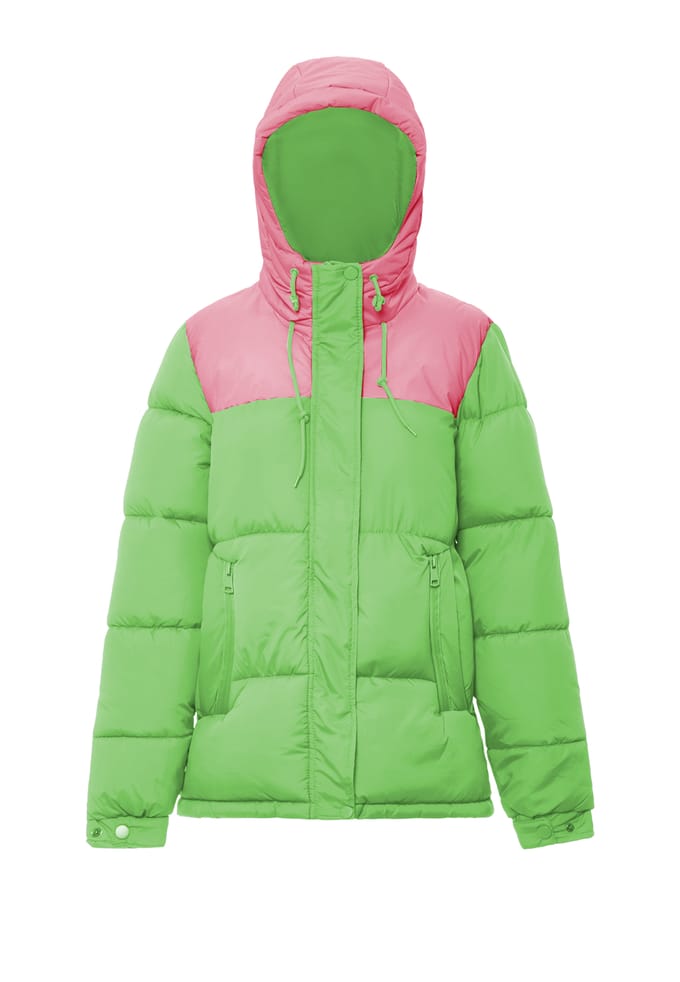 Mymo Gewatteerd gewatteerd jack Dames Sappig groen roze