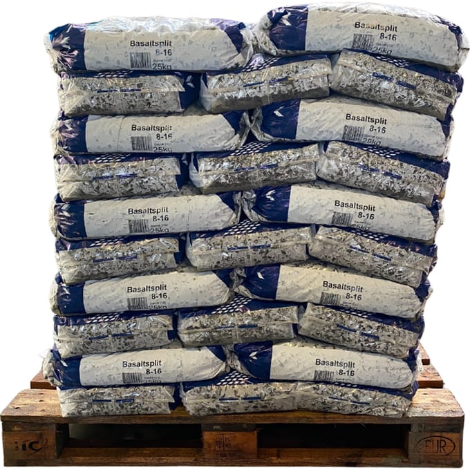 Basalt Split 8-16 Pallet 50x25kg (1250kg)