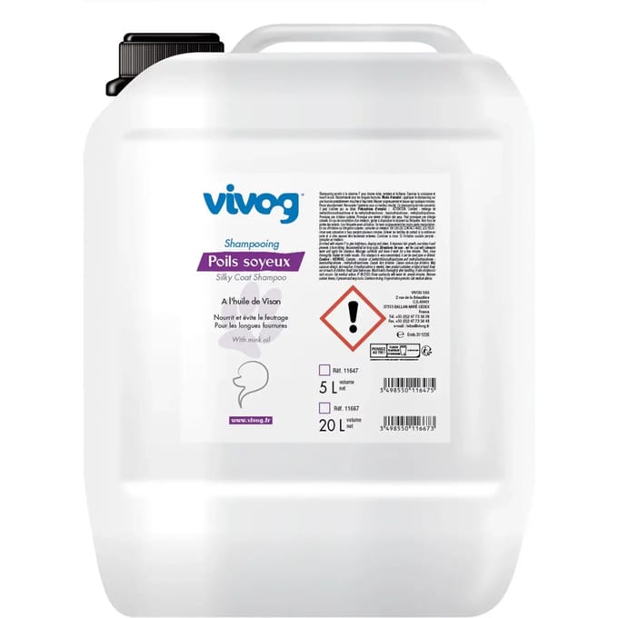 Shampoo voor Honden Zijdeachtig Vacht Vivog