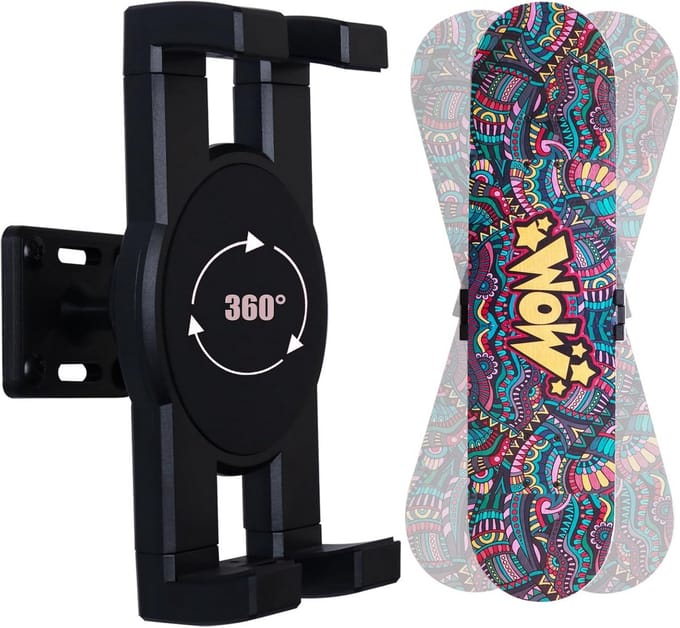 Draaibare Skateboard Wandhouder - Ideale Oplossing voor het Weergeven van Skateboards