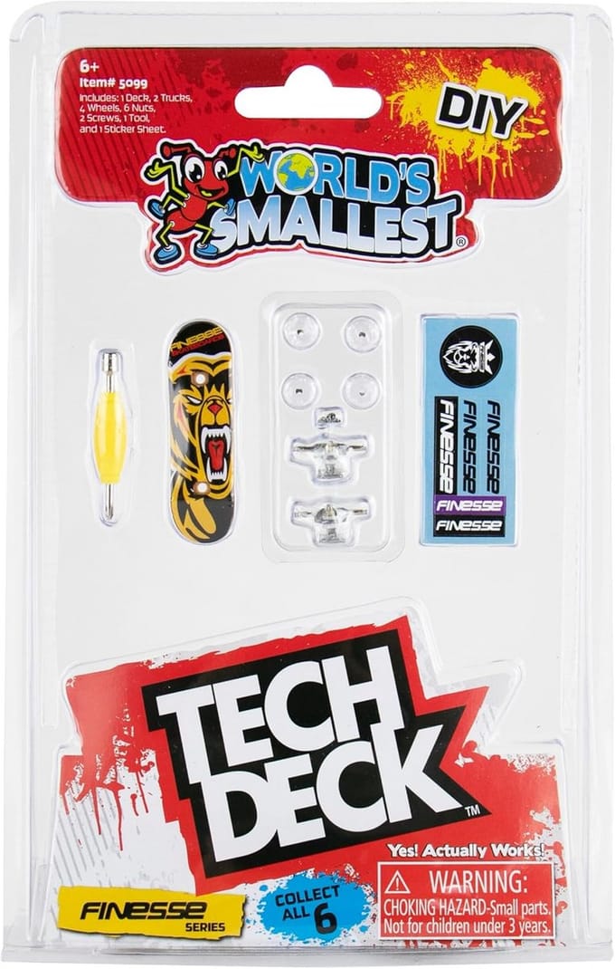 Miniatuur Fingerboard Set - Kleinste Skateboard voor Tricks en Verzamelen