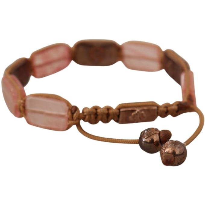 Nialaya multicolor kristallen logo verfraaide verstelbare damesarmband