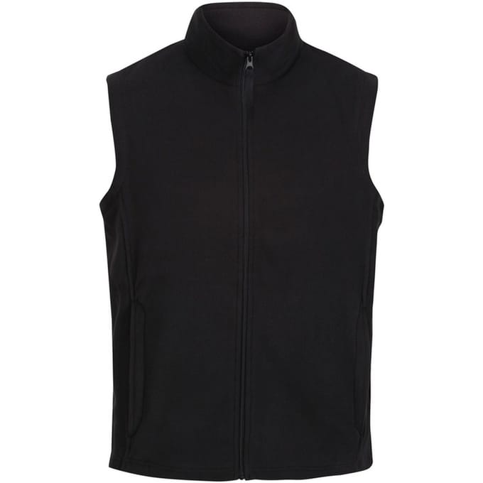 Regatta Heren gilet van microfleece (Zwart)