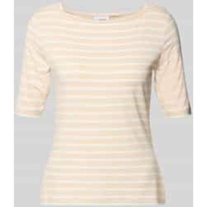 T-shirt met boothals