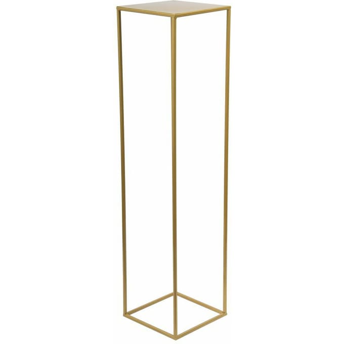 HowHomely - Moderne Gouden Plantentafel - 100 cm - Loft Stijl - Roestvrijbestendig
