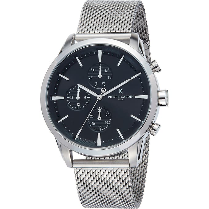 Pierre Cardin - Heren Horloge A-PC902741F104 - Zilver