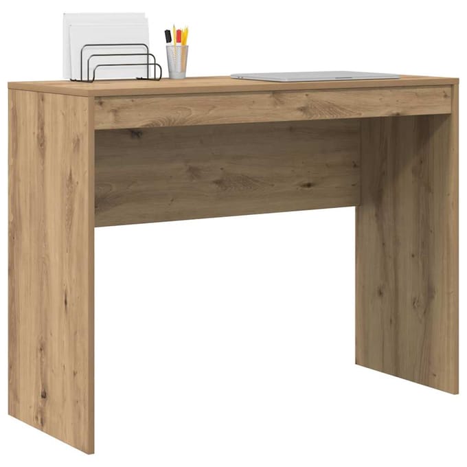 vidaXL - Bureau - Artisan - Eiken - 100 - x - 40 - x - 76 - cm