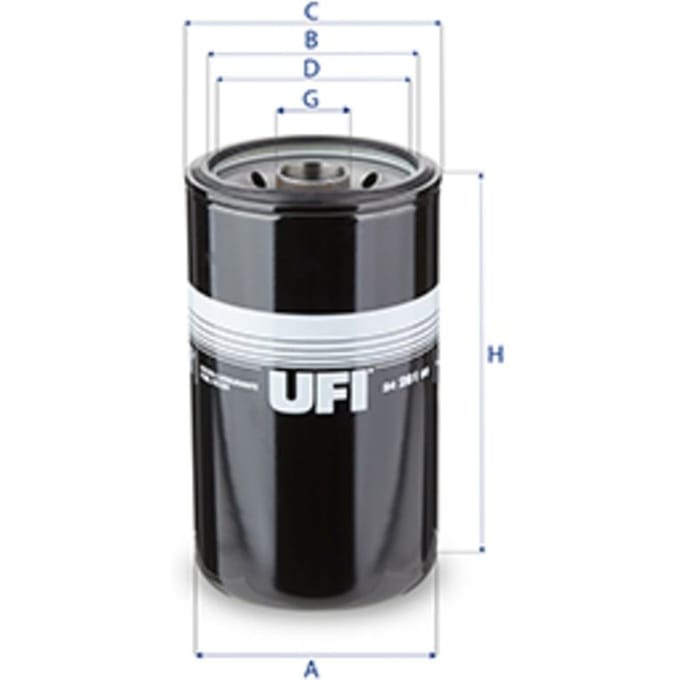 Brandstoffilter UFI 24.261.00