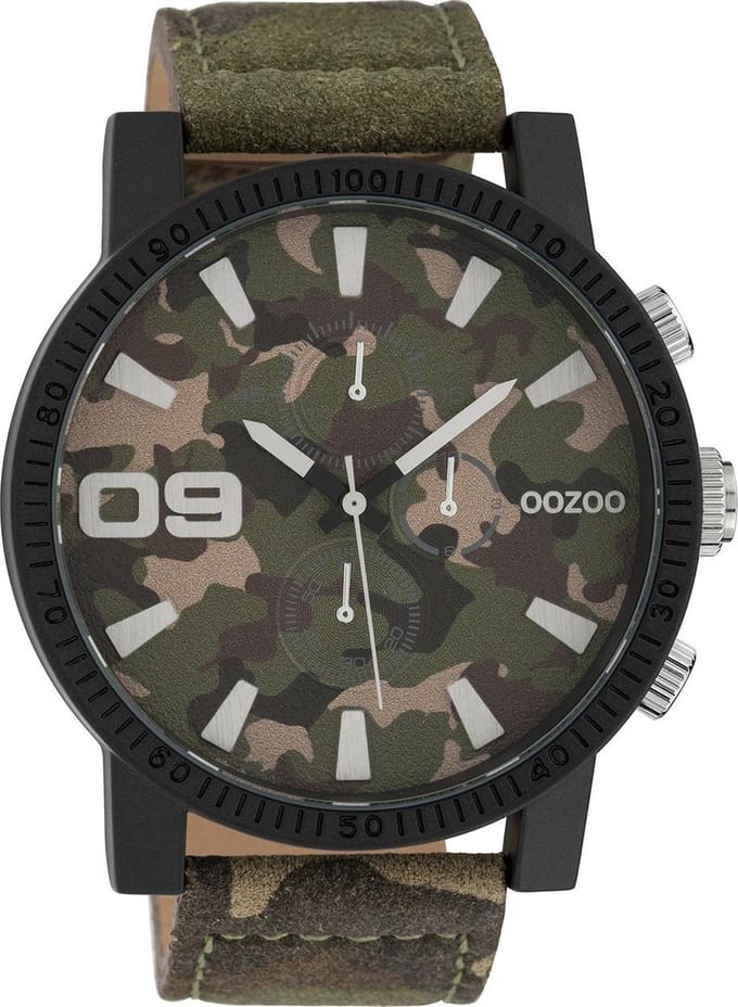 OOZOO Timepieces Army horloge  (50 mm) - Meerkleurig