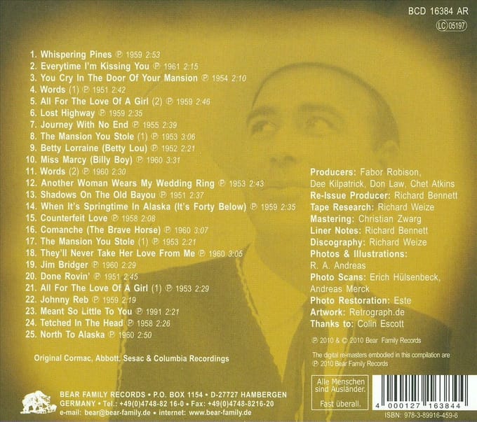 Ballads Of Johnny Horton - CD