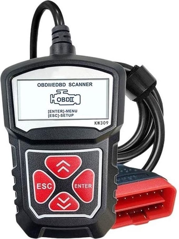 JTEX® KW310 Multifunctioneel OBD2 + EOBD Scanner - Nederlandstalig - Motor Foutcode lezen en wissen - OBDII - Diagnose - Playback data - PCM Data - O2 - EVAP - OBD 2 - Uitleesapparaat