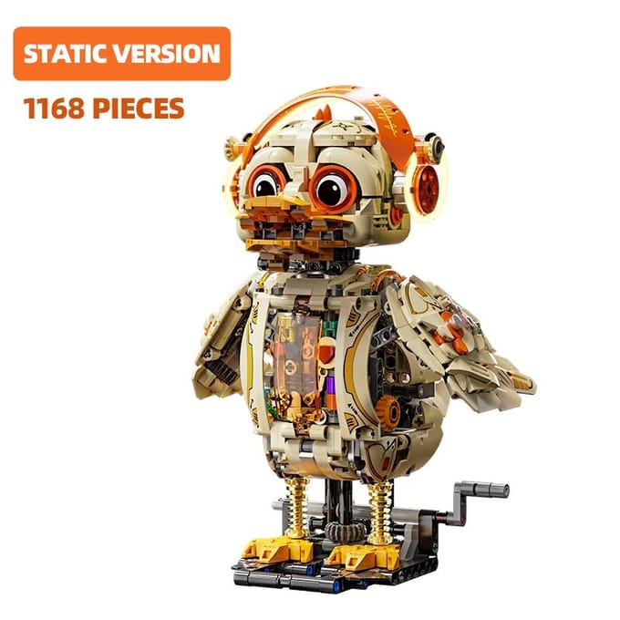 Blocs de Construction 1168 Pièces Briques Modèle Canard Mécanique Créatif Avec Lumière LED Briques de Construction Jouet Cadeaux Pour Enfants Enfants no box