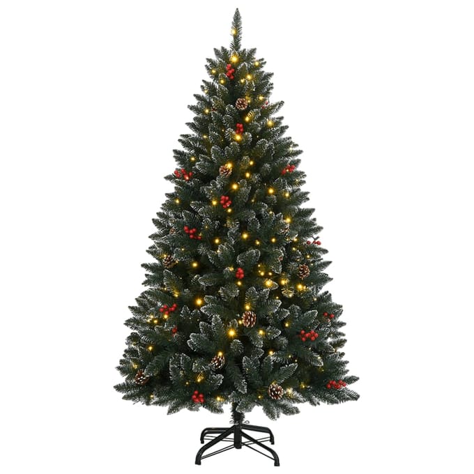vidaXL - Kunstkerstboom - met - 300 - LED's - 210 - cm