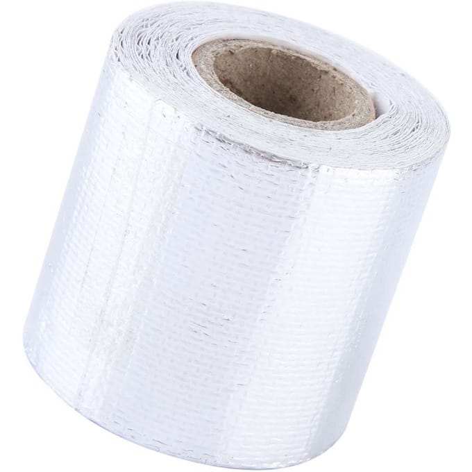5m * 5cm Auto Aluminiumfolie Zelfklevend Reflecterend Hittebeschermend Wikkel Tape (Zilver)