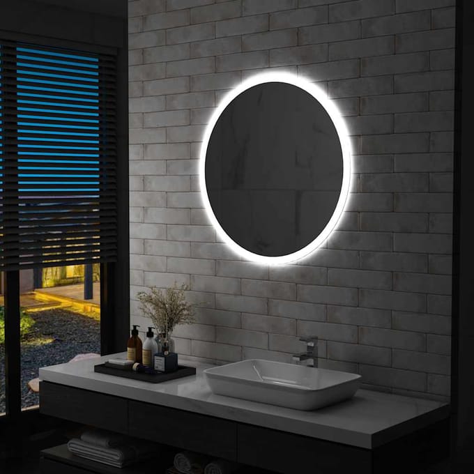 vidaXL - Badkamerspiegel - LED - 80 - cm