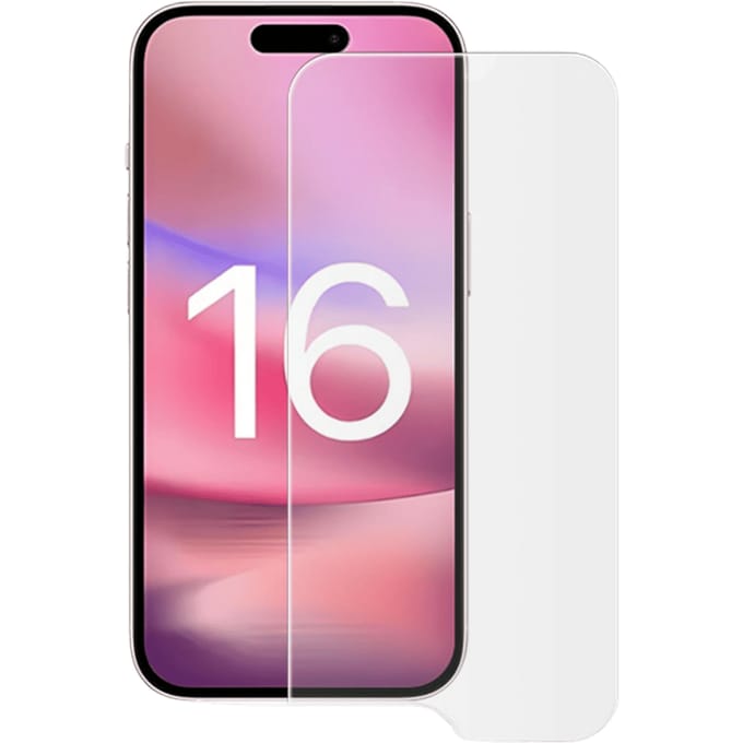 Amorus iPhone 16 Plus Screenprotector Gehard Glas Transparant