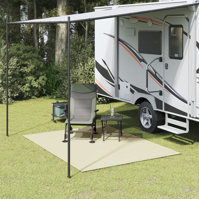 vidaXL - Tenttapijt - 4x2 - m - crèmekleurig