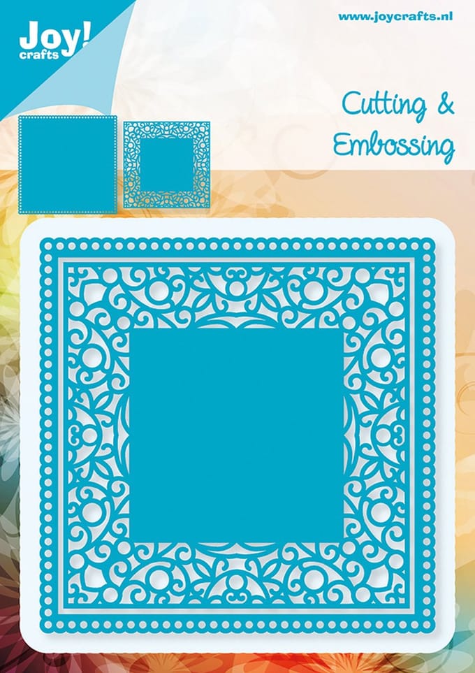 Joy Crafts snij/embossingmal - Vierkant voor creatieve projecten