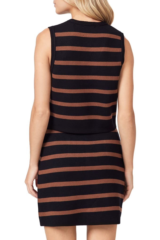 Scotch & Soda Sweater Black Night/ Nuthatch Stripe Größe: M | Cardigans Outlet | Damen | Schwarz