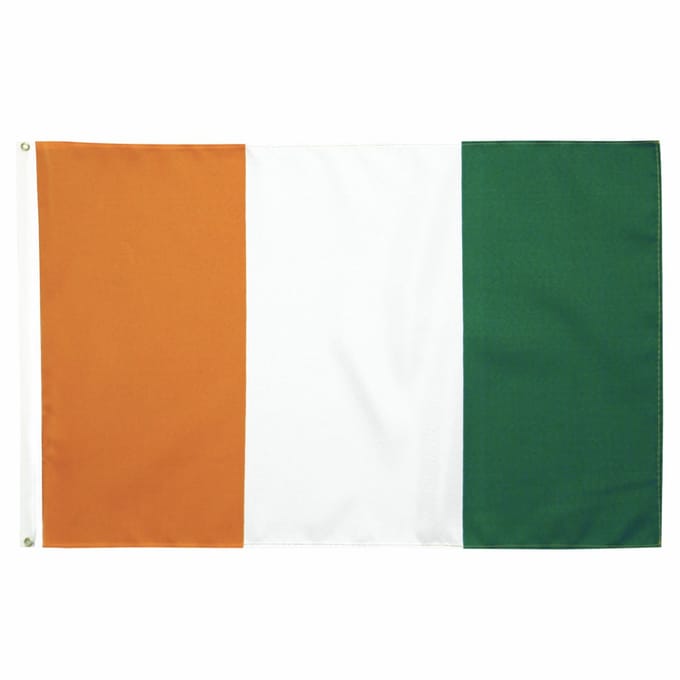 Ivoriaanse vlag - Vlag van Ivoorkust - Les Éléphants - 150/90CM - Polyester - CHPN