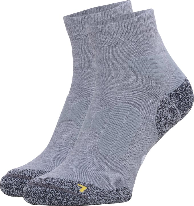 NOMAD® 2-Pack Coolmax Wandelsok Quarter | 43-46 | Grijs | Medium demping | Anatomische Pasvorm