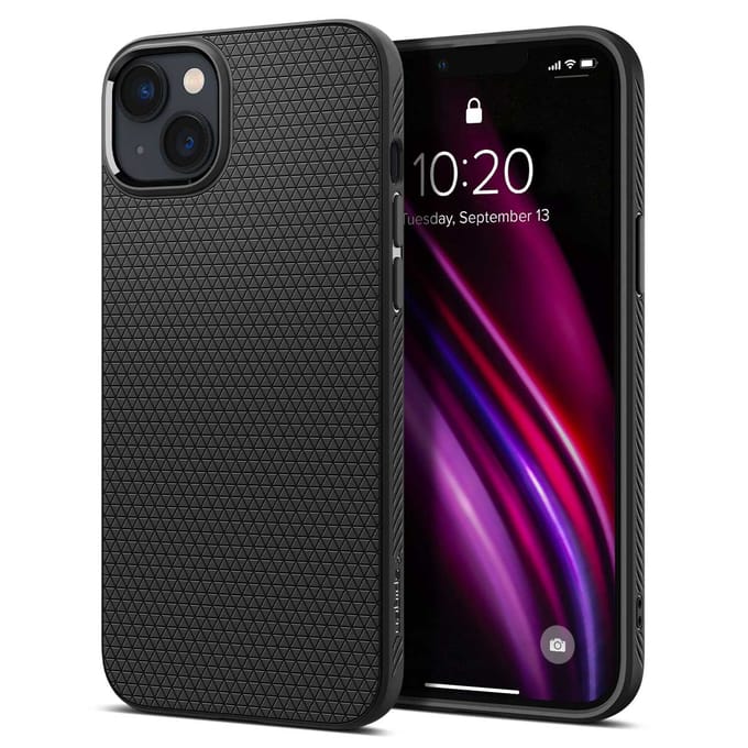 Spigen Liquid Air™ Backcover voor de Apple iPhone 14 Pro - Zwart