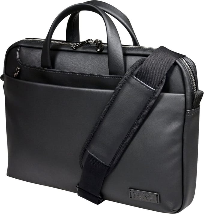 Notebook Tas - Laptoptas Schoudertas - Veilig Vervoer - Bovenste Opening - 38 cm - Zwart