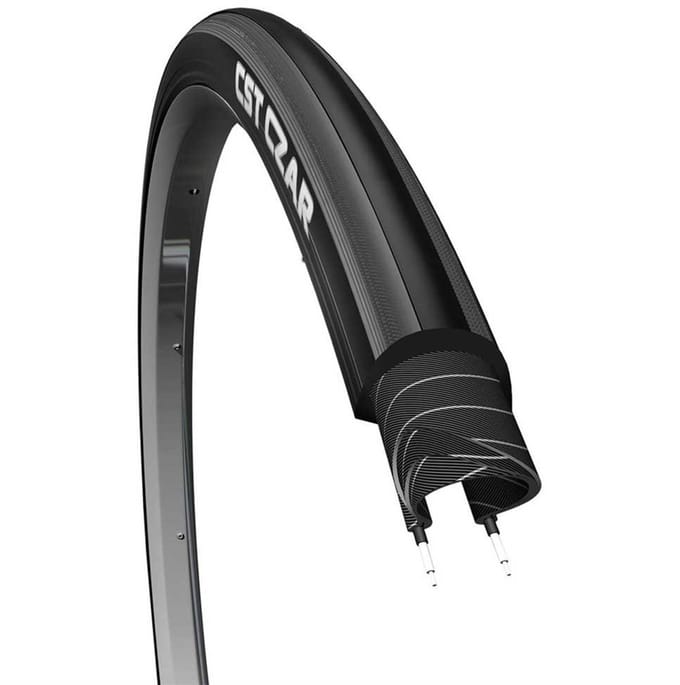 Cst Czar 60 Tpi 700c X 28 Racefietsband Zwart 700C x 28