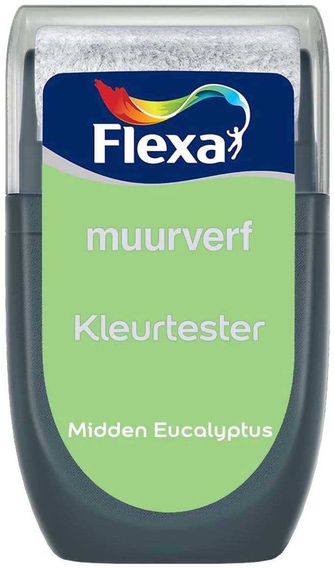 Flexa - Kleurtester Muurverf - Midden Eucalyptus - Mengverf - 30 Ml