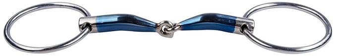 Dubbel bit voor paarden Trust Sweet Iron Loose ring locked 16