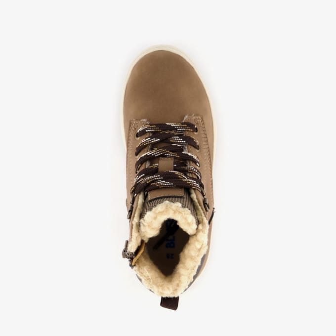 Blue Box hoge jongens sneakers cognac - Maat 34