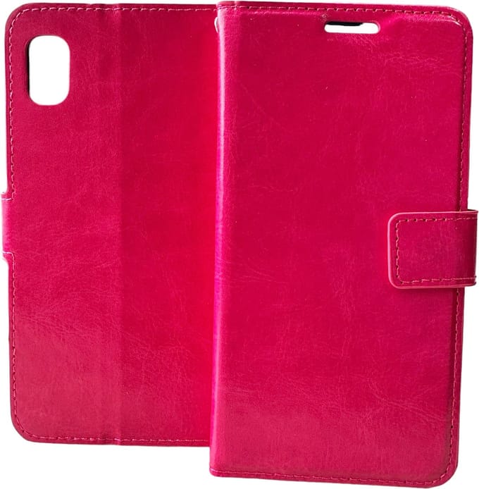 Bookcase Geschikt voor: Samsung Galaxy A10E (Lite) - Roze - portemonnee hoesje