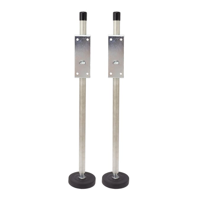 2PCS Niveleur d'échelle réglable 60cm Pieds de nivellement d'échelle pour plateforme stable et niveau du sol gray