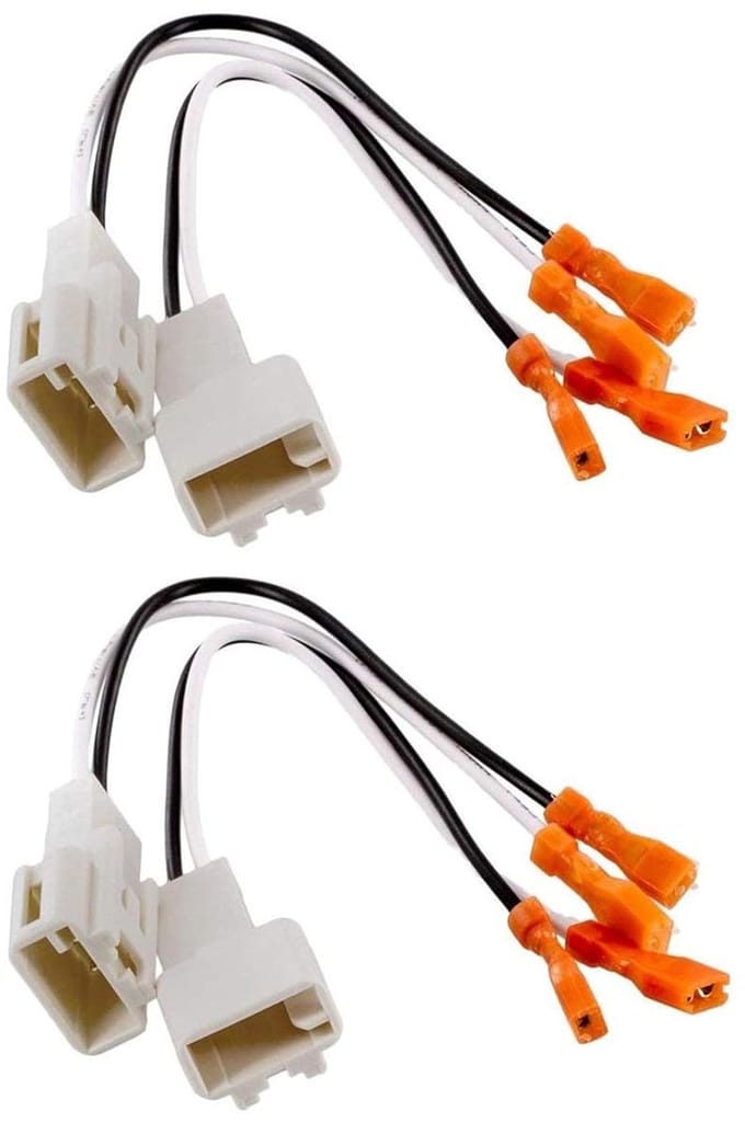 Luidspreker Draad Adapters - Speaker Harnesses - Auto Audio Installatie - Quick-Slide Connectors - 2 Pairs - Niet gespecificeerd