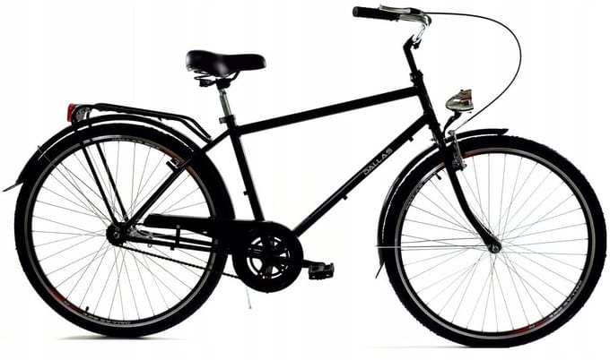 Dallas Bikes - City 28" - Herenfiets - Stadsfiets - zwart