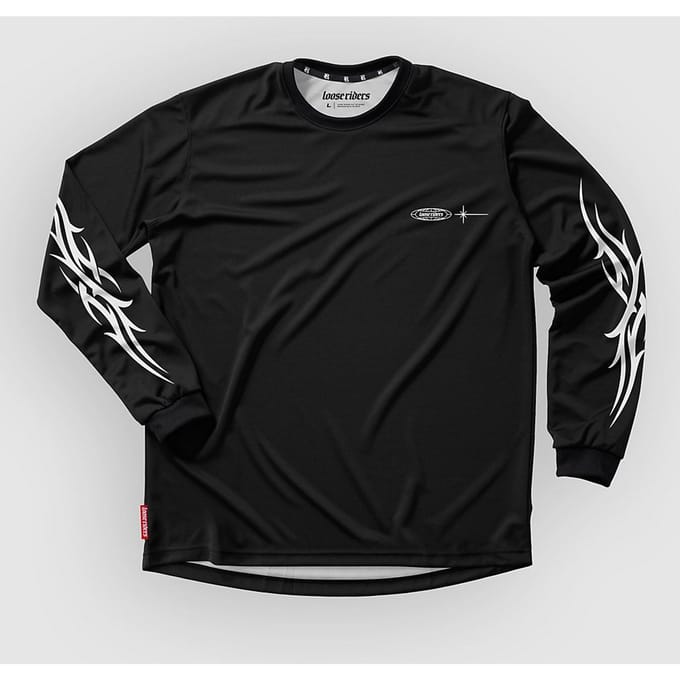 Loose Riders Neo Tribe Long Sleeve Jersey zwart