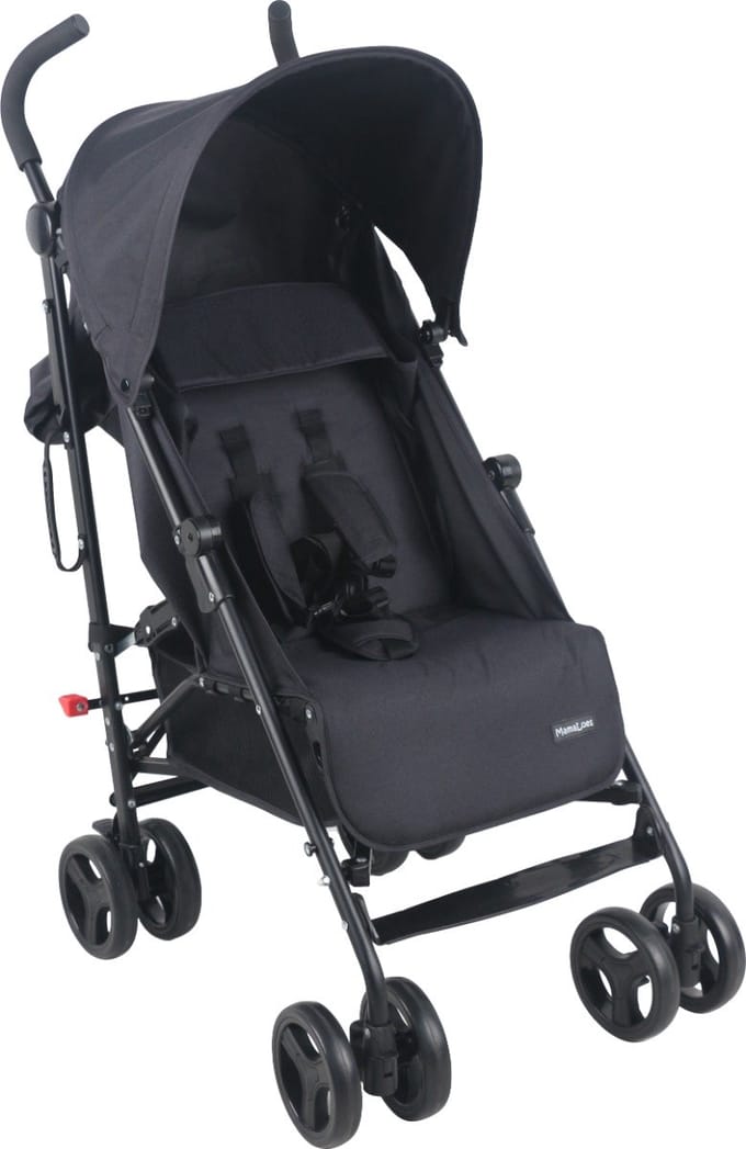 MamaLoes Loek Zwart Multistanden Buggy