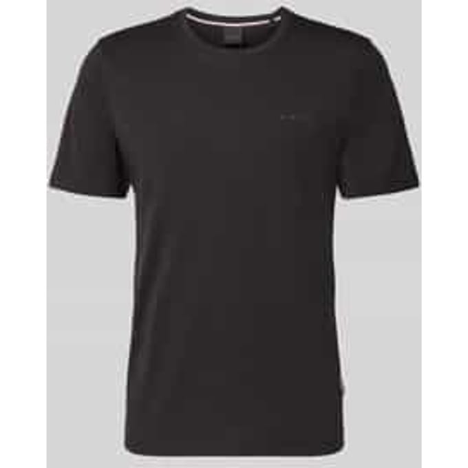 T-shirt met labeldetail