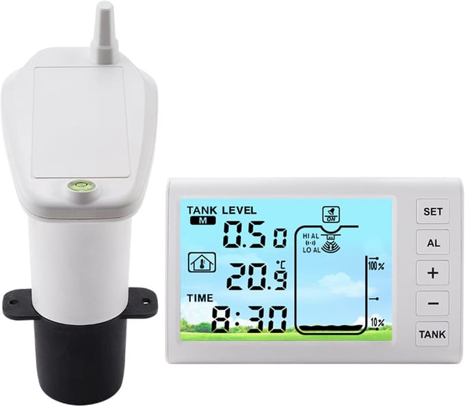 Draadloze watersensor met alarm - meet het waterniveau